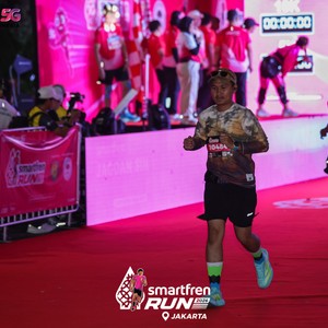 Race photo from SMARTFREN RUN 2026