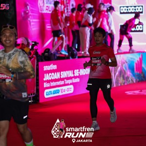 Race photo from SMARTFREN RUN 2026
