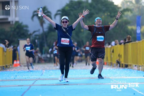 Race photo from Nu Skin Run 10K