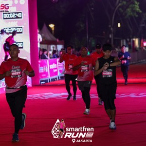 Race photo from SMARTFREN RUN 2026