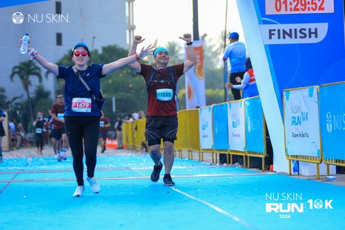 Race photo from Nu Skin Run 10K