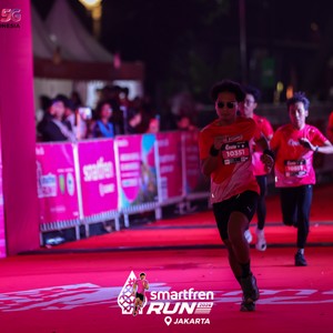 Race photo from SMARTFREN RUN 2026