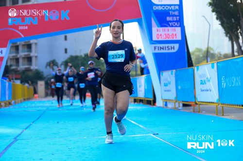 Race photo from Nu Skin Run 10K