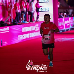 Race photo from SMARTFREN RUN 2026