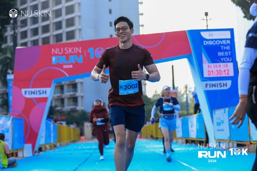 Race photo from Nu Skin Run 10K