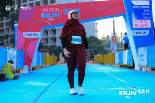 Race photo from Nu Skin Run 10K