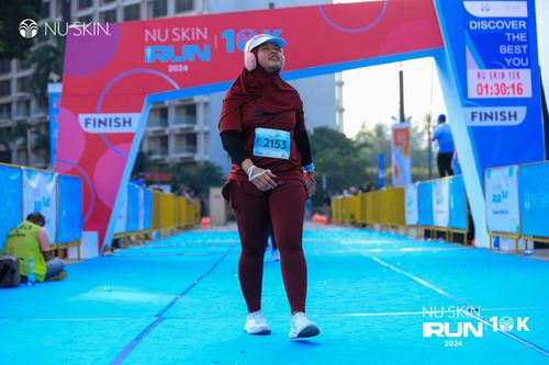 Race photo from Nu Skin Run 10K