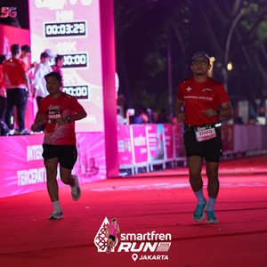 Race photo from SMARTFREN RUN 2026
