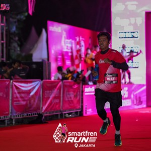 Race photo from SMARTFREN RUN 2026