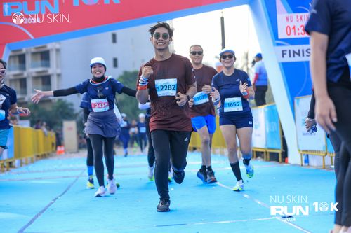 Race photo from Nu Skin Run 10K