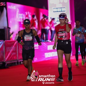 Race photo from SMARTFREN RUN 2026