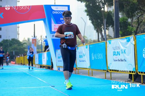 Race photo from Nu Skin Run 10K