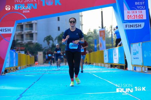 Race photo from Nu Skin Run 10K