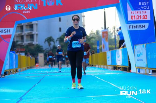 Race photo from Nu Skin Run 10K