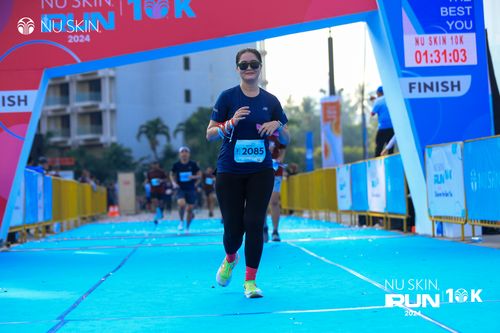Race photo from Nu Skin Run 10K