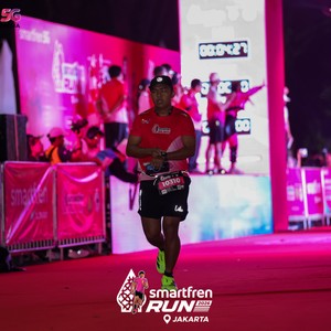 Race photo from SMARTFREN RUN 2026