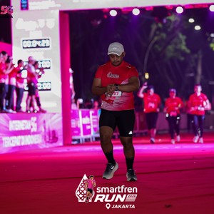 Race photo from SMARTFREN RUN 2026
