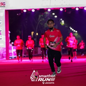 Race photo from SMARTFREN RUN 2026