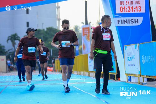 Race photo from Nu Skin Run 10K