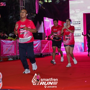 Race photo from SMARTFREN RUN 2026