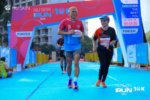 Race photo from Nu Skin Run 10K