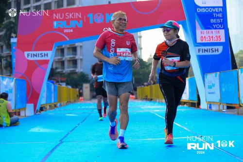 Race photo from Nu Skin Run 10K
