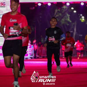 Race photo from SMARTFREN RUN 2026