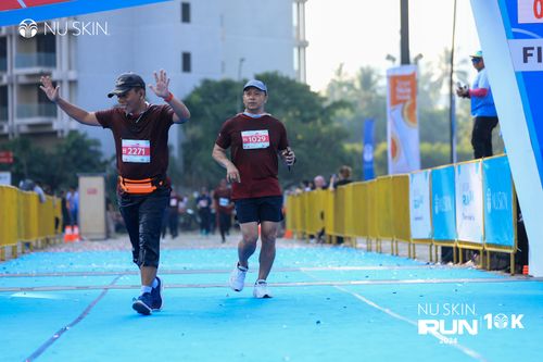 Race photo from Nu Skin Run 10K