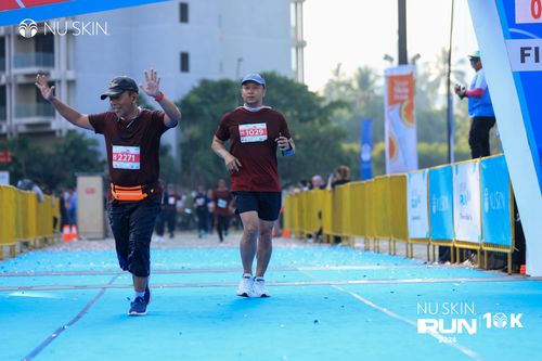 Race photo from Nu Skin Run 10K