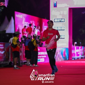 Race photo from SMARTFREN RUN 2026