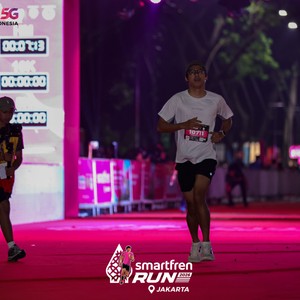Race photo from SMARTFREN RUN 2026