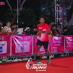 Race photo from SMARTFREN RUN 2026