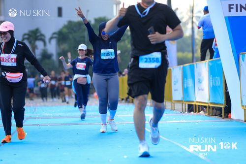 Race photo from Nu Skin Run 10K