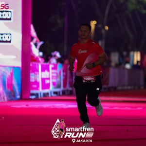Race photo from SMARTFREN RUN 2026