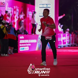 Race photo from SMARTFREN RUN 2026