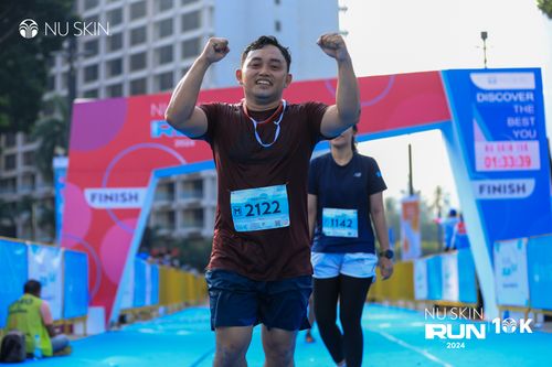 Race photo from Nu Skin Run 10K
