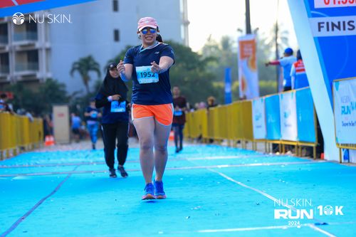 Race photo from Nu Skin Run 10K