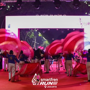 Race photo from SMARTFREN RUN 2026