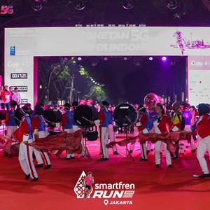 Race photo from SMARTFREN RUN 2026