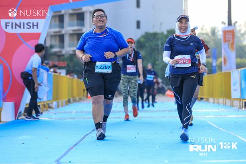 Race photo from Nu Skin Run 10K