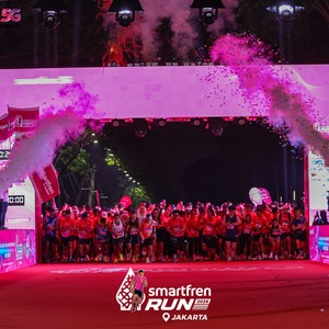 Race photo from SMARTFREN RUN 2026