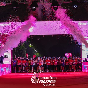 Race photo from SMARTFREN RUN 2026