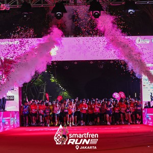 Race photo from SMARTFREN RUN 2026