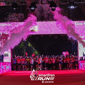 Race photo from SMARTFREN RUN 2026