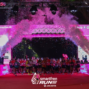 Race photo from SMARTFREN RUN 2026