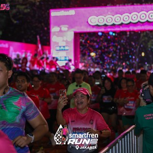 Race photo from SMARTFREN RUN 2026