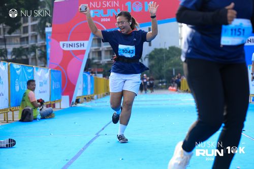 Race photo from Nu Skin Run 10K