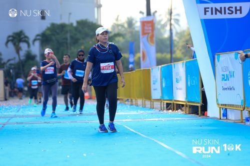 Race photo from Nu Skin Run 10K