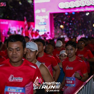 Race photo from SMARTFREN RUN 2026