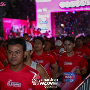 Race photo from SMARTFREN RUN 2026